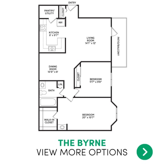 Floor Plans of Arbor Glen Apartments in East Lansing, MI